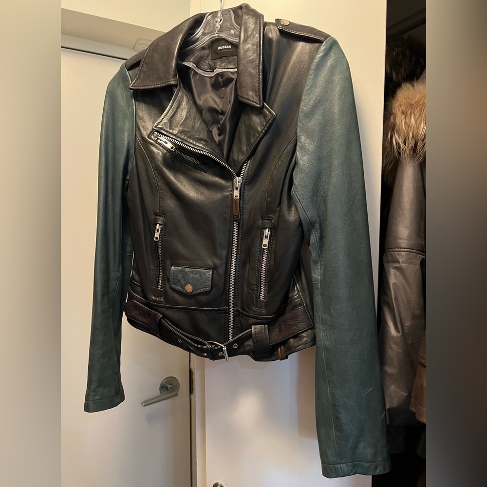 Rudsak leather Moto jacket like new, mint condition, Size Small